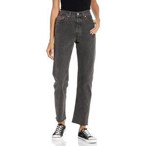 Levi's Women's 501 Original Fit Jeans, Black Stonewash 27 W 32 L